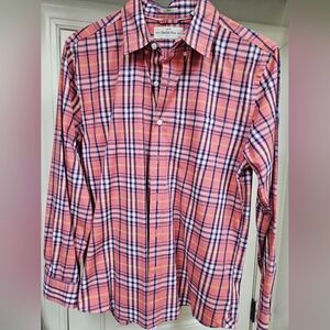Men's M Short Hawker Rye Button Down Plaid Shirt